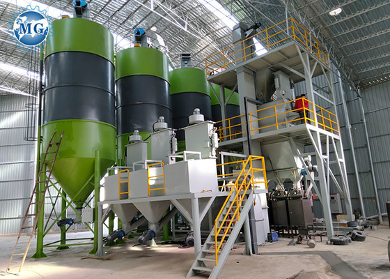 Usine sèche de bâtiment de mélangeur de plâtre de mastic de mur de mortier de contrôle durable de PLC